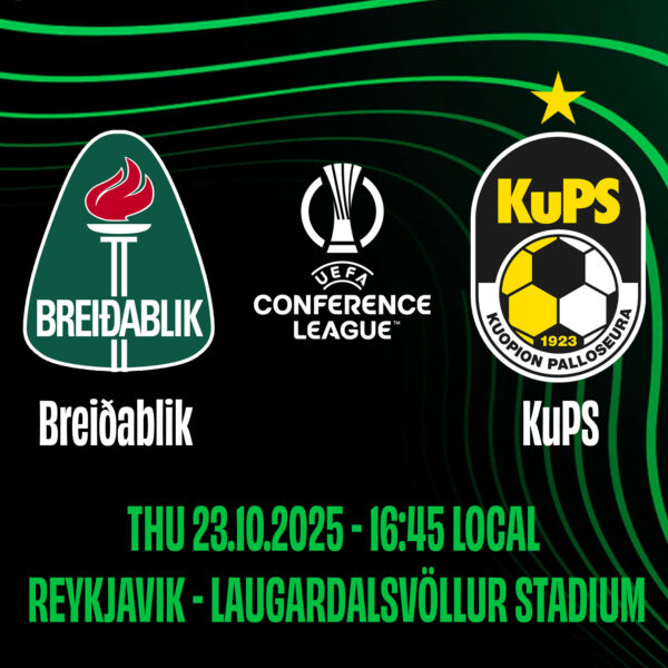 Breiðablik-KuPS pääsylippu KuPS kannattajakatsomo - Image 1