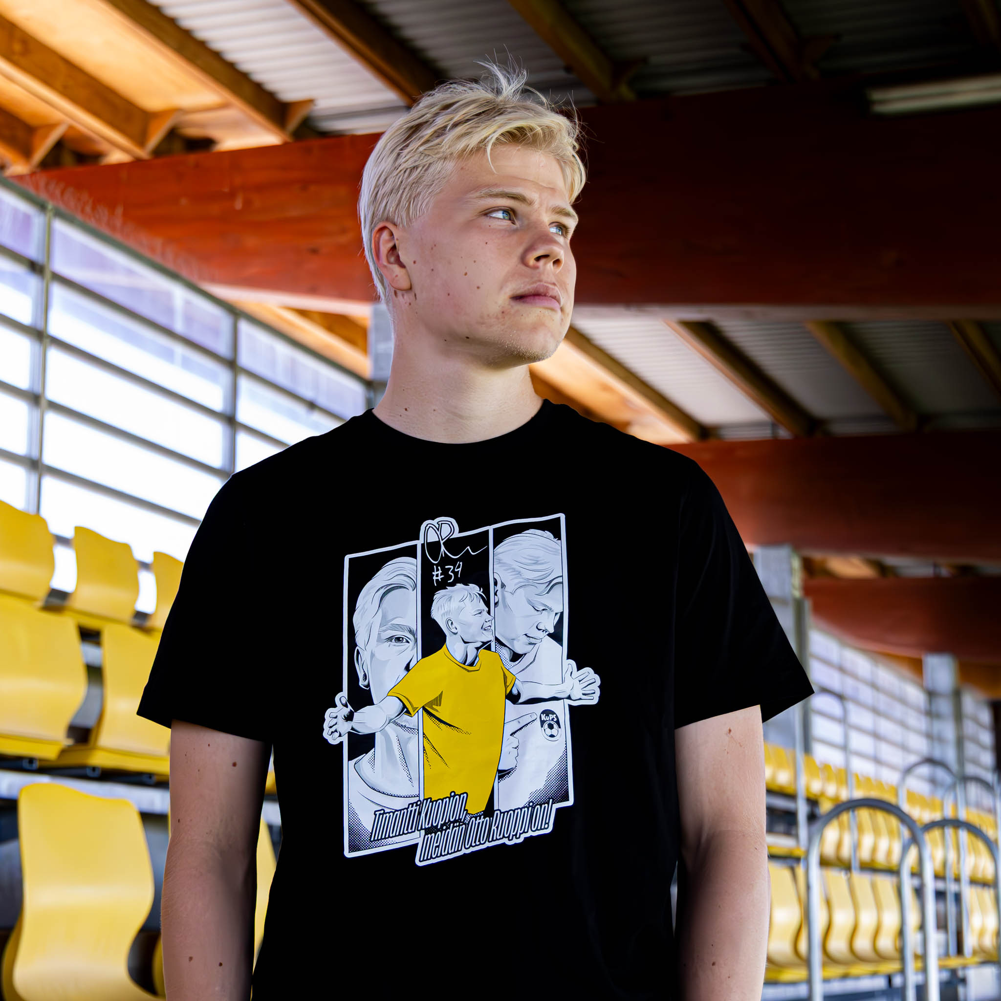 7X7A6757 Otto Ruoppi t-paita | KuPS Limited Edition - Image 1
