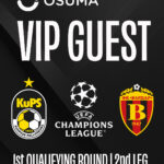 Osuma Euroklubi VIP-passi KuPS-FK Vardar 14.7.2026
