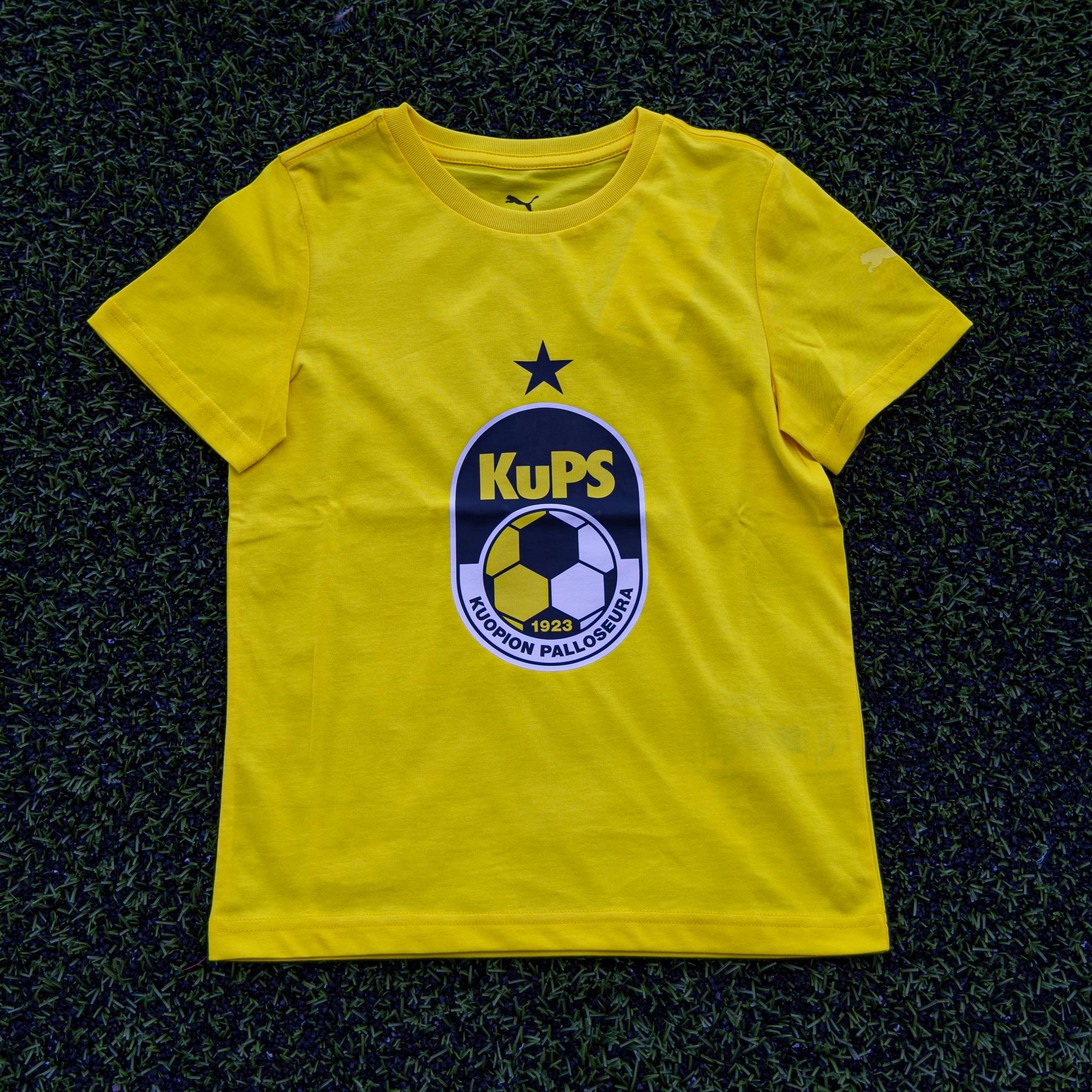 7X7A0706 Lasten t-paita, keltainen | KuPS Kids - Image 1